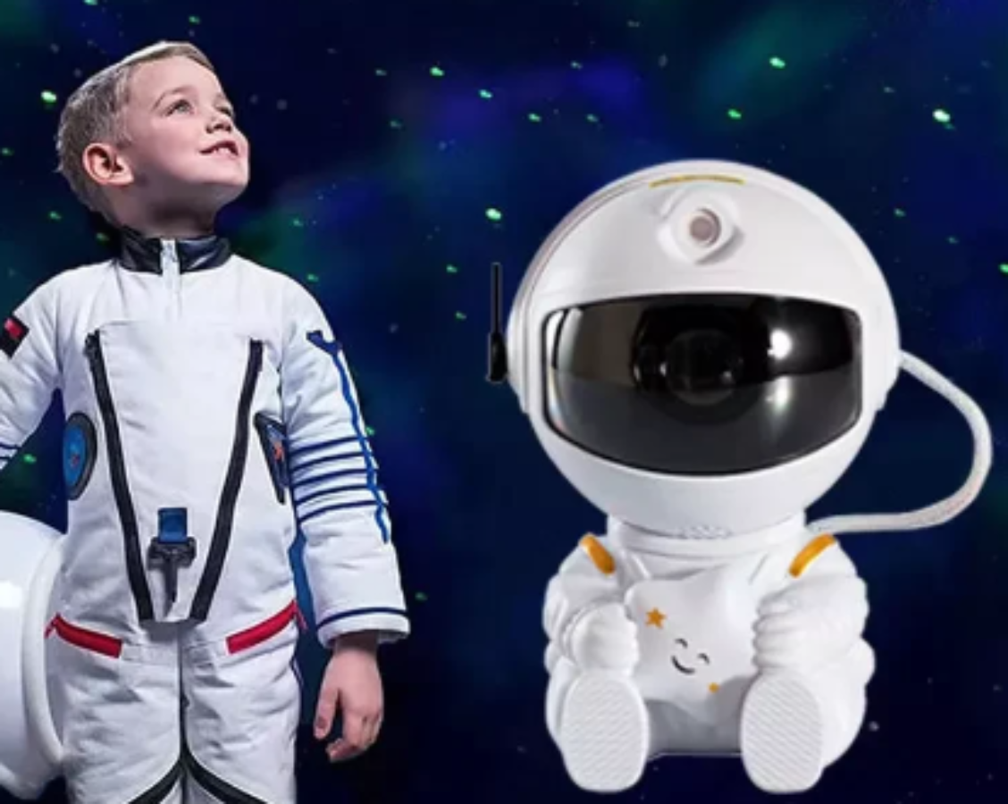 Lampe Veilleuse-Projecteur Astronaute