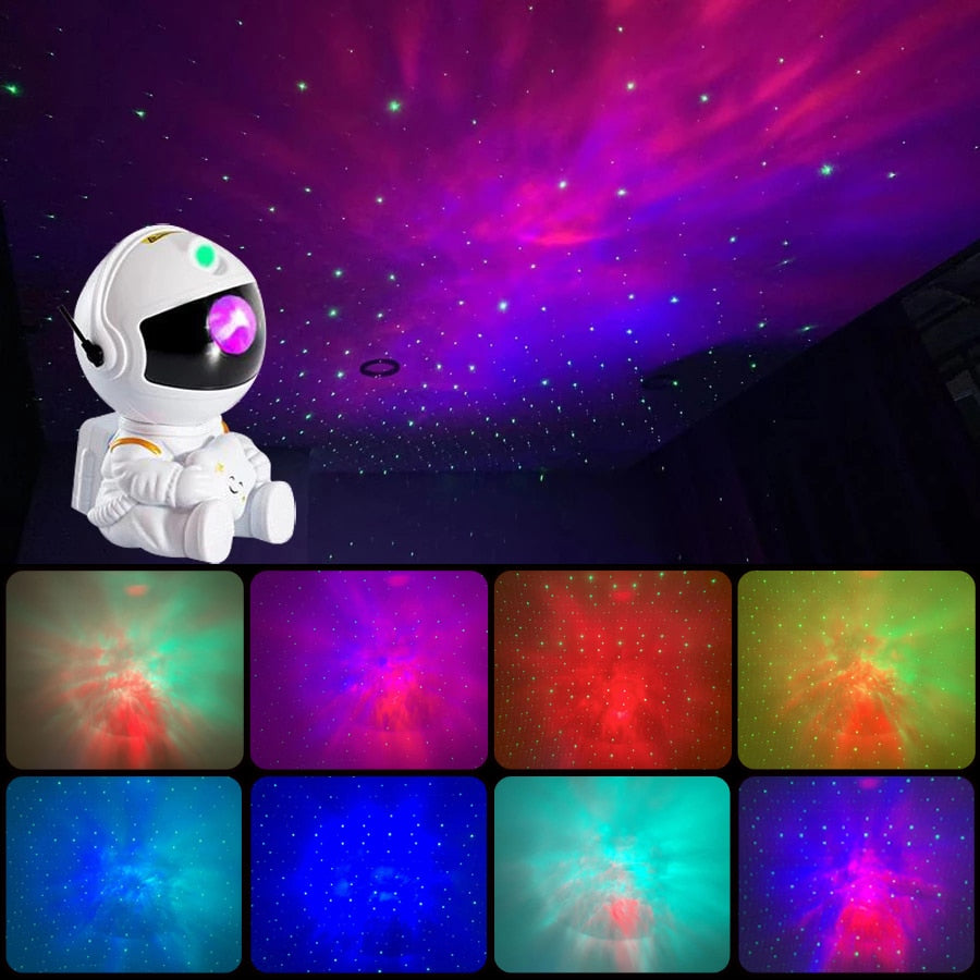 Lampe Veilleuse-Projecteur Astronaute